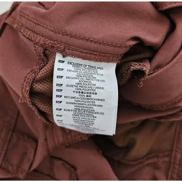 5.11 Tactical (Mens 40x10) Utility Chino Flat Front Shorts Red Polyester Stretch - Picture 3 of 6